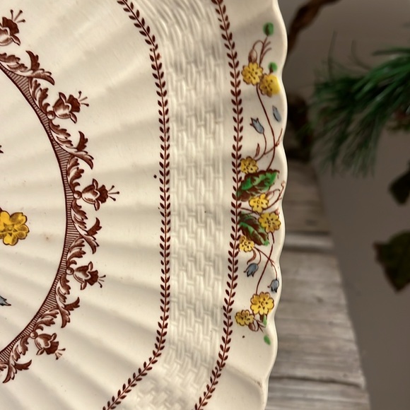 Vintage Copeland Spode “Wicker Dell” Salad Plate. Made in England - Picture 5 of 8